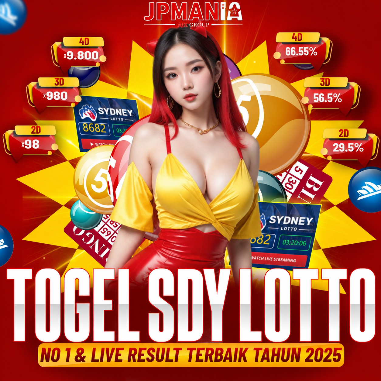 JPMANIA : Objek Situs Toto Togel Result Live Sdylotto Resmi dan Terbaik